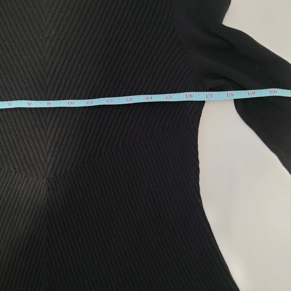 Style & Co Women's Size Small Ribbed  Mock Neck  Sweater  Black Long sleeved NWT - Picture 10 of 14